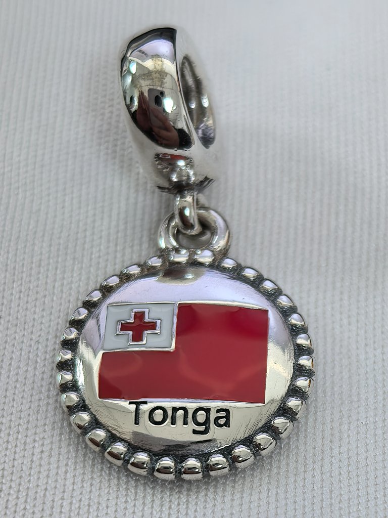 Pandora Tonga Exclusive Dangle Charm Pendant, S925 Silver Jewelry
